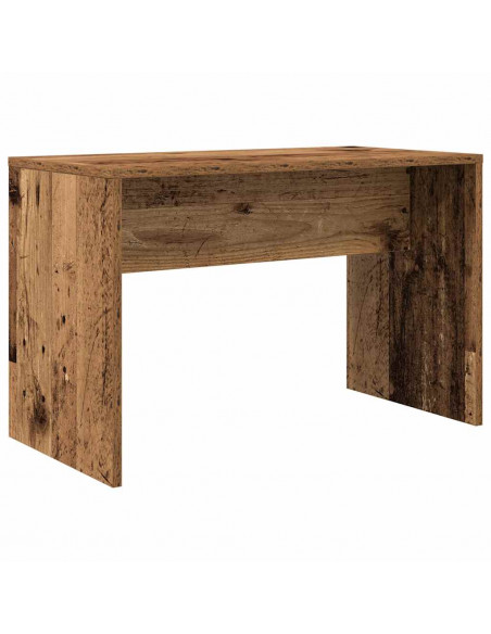 Set Tavolo da Toeletta con LED Legno Antico Legno Multistrato