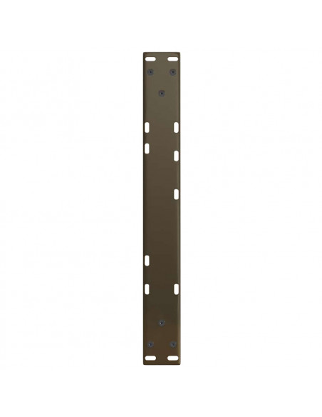 Gambe per Tavolo Pranzo a V 2pz Naturale 50x(30-31,3)cm Acciaio