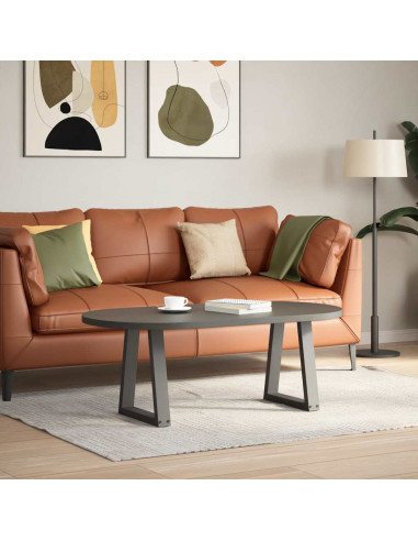 Gambe Tavolo Pranzo a V 2 pz Antracite 28x(42-43,3)cm Acciaio