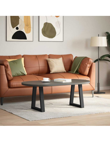 Gambe per Tavolo da Pranzo a V 2 pz Nero 28x(42-43,3)cm Acciaio