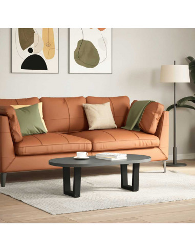 Gambe per Tavolo da Pranzo a V 2 pz Nero 30x(30-31,3)cm Acciaio