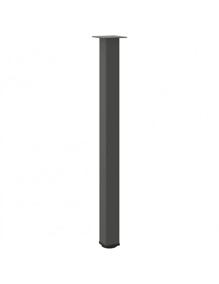 Gambe per Tavolino 4 pz Antracite 110-112 cm in Acciaio