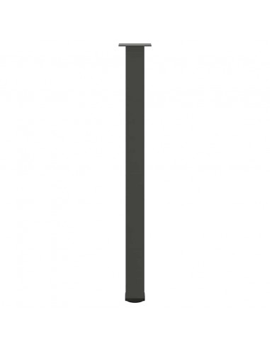 Gambe per Tavolino 4 pz Antracite 110-112 cm in Acciaio