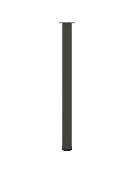 Gambe per Tavolino 4 pz Antracite 110-112 cm in Acciaio