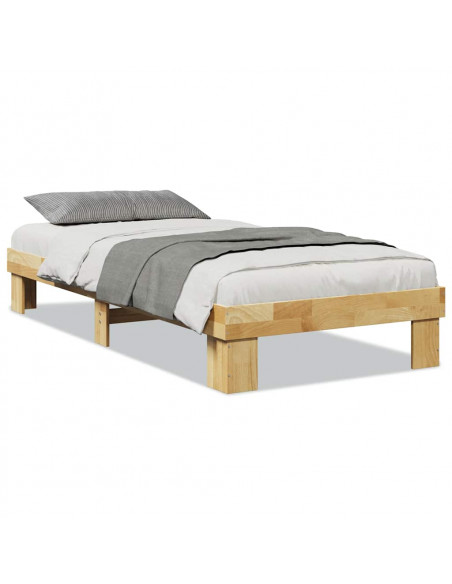 Struttura Letto Senza Materasso 90x200 cm in Legno Massello