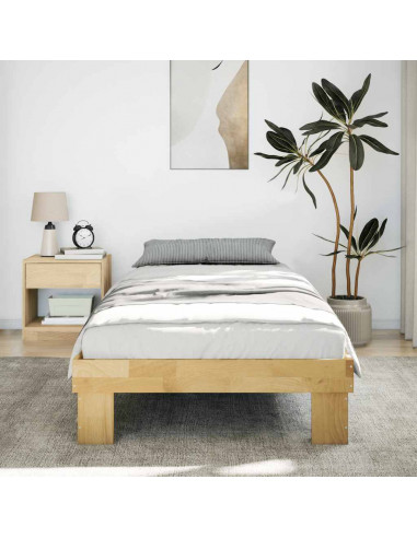 Struttura Letto Senza Materasso 90x200 cm in Legno Massello