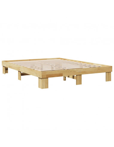 Struttura Letto Senza Materasso 150x200 cm in Legno di Rovere