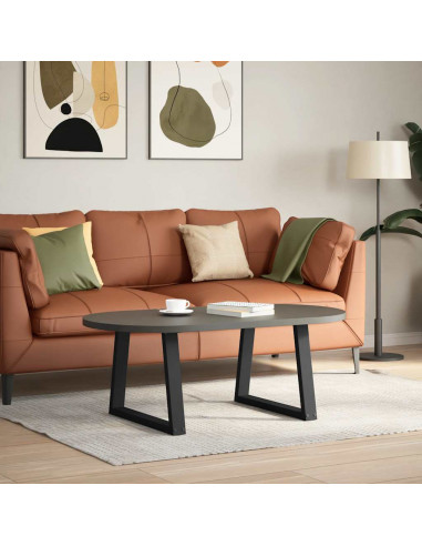 Gambe per Tavolo da Pranzo a V 2 pz Nero 60x(42-43,3)cm Acciaio