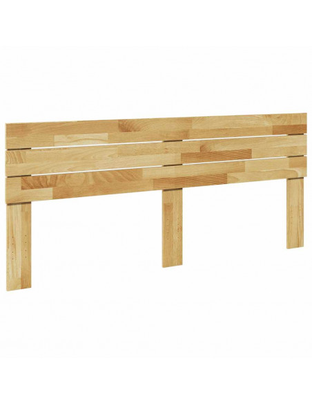 Testiera 180 cm in Legno Massello di Rovere