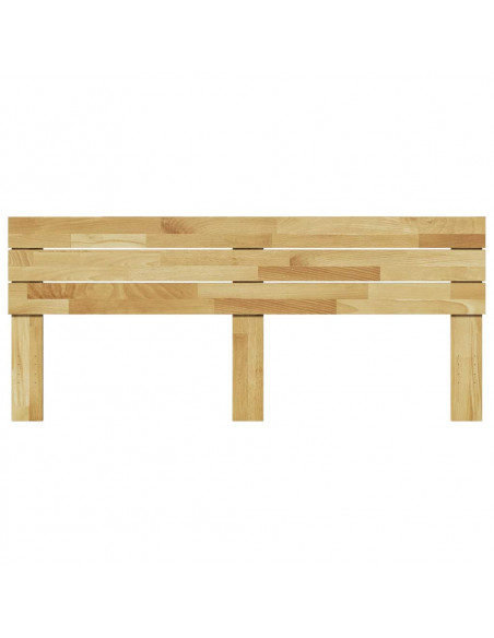Testiera 180 cm in Legno Massello di Rovere