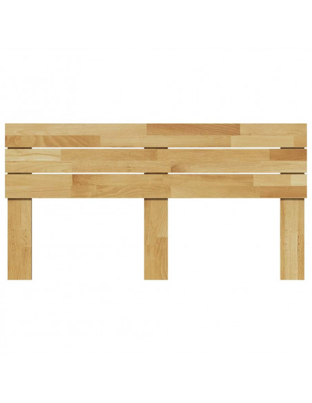 Testiera 160 cm in Legno Massello di Rovere