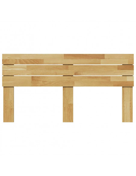Testiera 150 cm in Legno Massello di Rovere