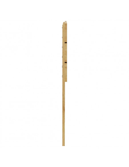 Testiera 150 cm in Legno Massello di Rovere