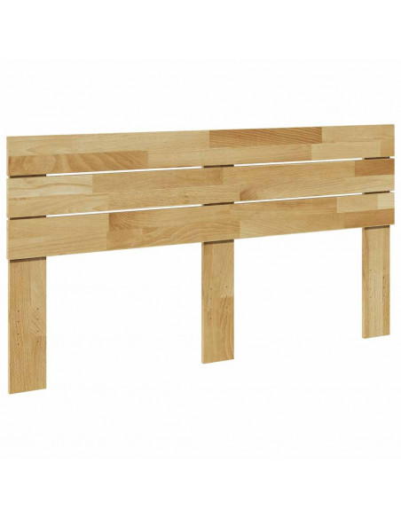 Testiera 135 cm in Legno Massello di Rovere