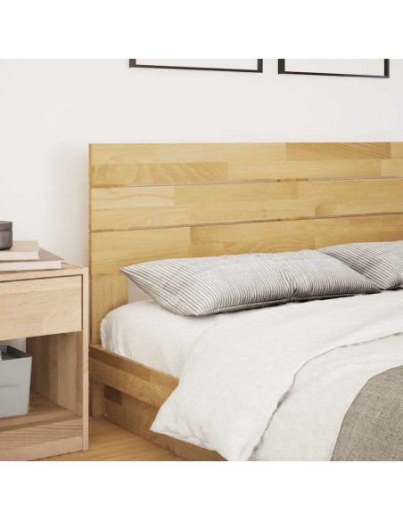 Testiera 135 cm in Legno Massello di Rovere