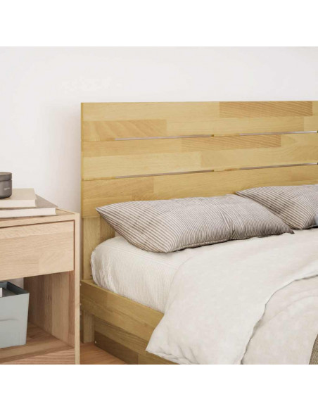 Testiera 120 cm in Legno Massello di Rovere