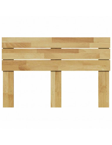 Testiera 120 cm in Legno Massello di Rovere