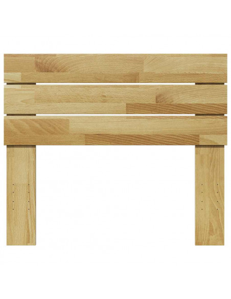 Testiera 100 cm in Legno Massello di Rovere