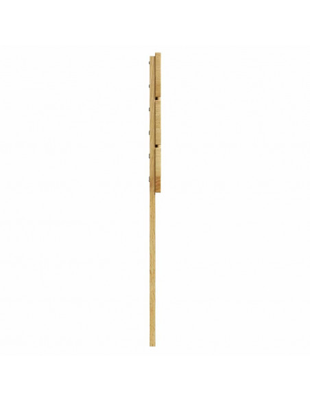 Testiera 100 cm in Legno Massello di Rovere