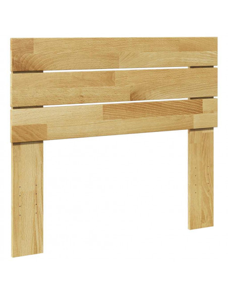 Testiera 90 cm in Legno Massello di Rovere