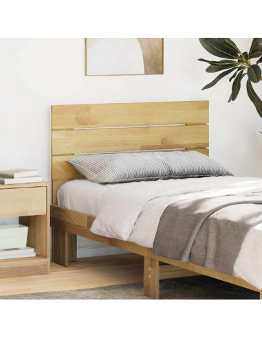 Testiera 90 cm in Legno Massello di Rovere