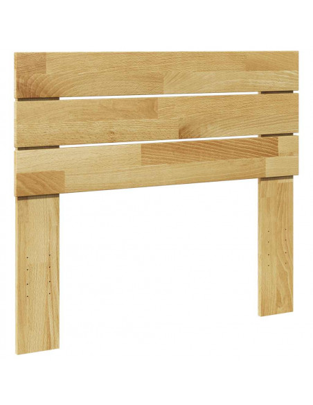 Testiera 75 cm in Legno Massello di Rovere