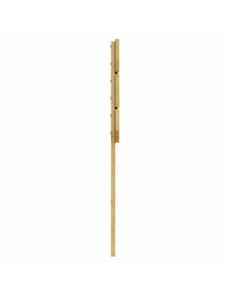 Testiera 75 cm in Legno Massello di Rovere