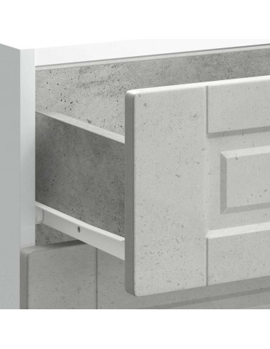 Base da Cucina Porto Grigio Cemento in Legno Multistrato