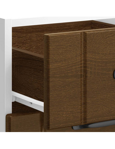 Base da Cucina Lucca Rovere Marrone in Legno Multistrato