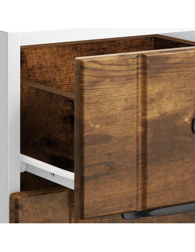 Base da Cucina Lucca Rovere Fumo in Legno Multistrato