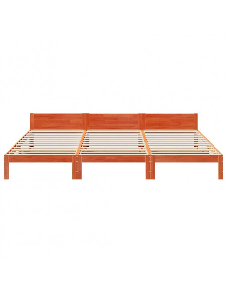 Giroletto Familiare senza Materasso Marrone Cera 270x200 cm