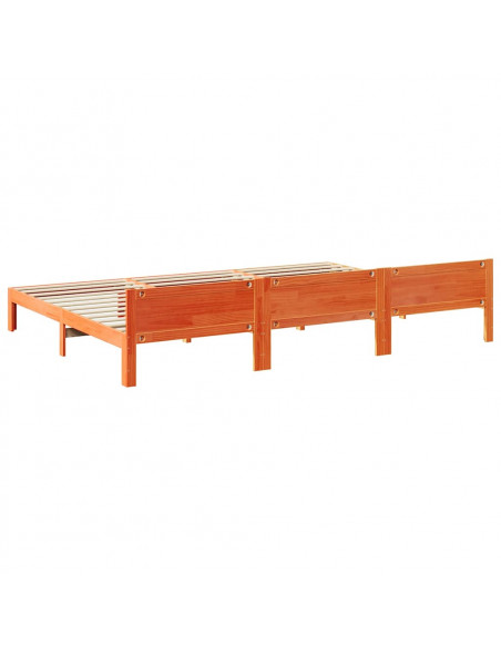 Giroletto Familiare senza Materasso Marrone Cera 270x200 cm