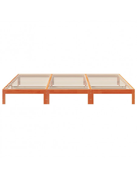 Giroletto Familiare senza Materasso Marrone Cera 270x200 cm