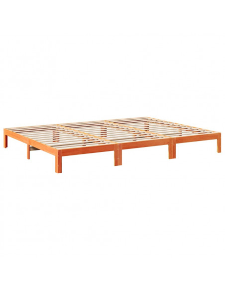 Giroletto Familiare senza Materasso Marrone Cera 270x200 cm