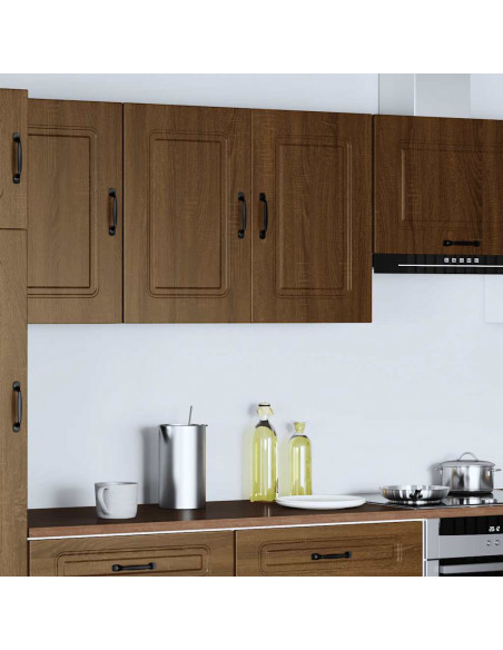Pensile da Cucina Kalmar Rovere Marrone in Legno Multistrato