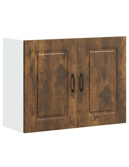Pensile da Cucina Kalmar Rovere Fumo in Legno Multistrato