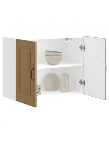 Pensile da Cucina Kalmar Rovere Artigianale Legno Multistrato