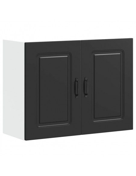 Pensile da Cucina Kalmar Nero in Legno Multistrato