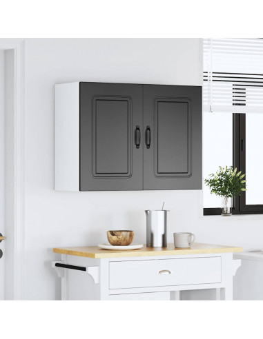 Pensile da Cucina Kalmar Nero in Legno Multistrato