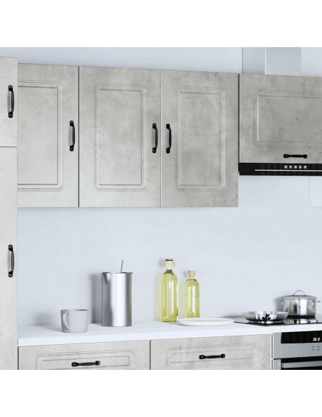 Pensile da Cucina Kalmar Grigio Cemento in Legno Multistrato
