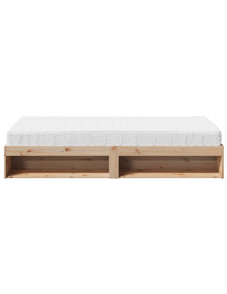 Dormeuse con Materasso 100x200 cm in Legno Massello di Pino