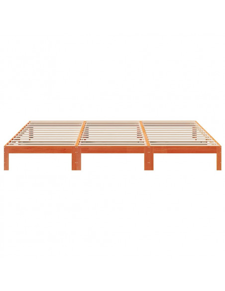 Giroletto Familiare senza Materasso Marrone Cera 240x200 cm