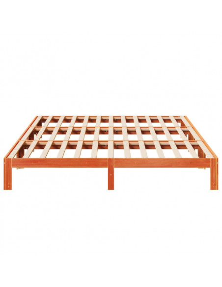 Giroletto Familiare senza Materasso Marrone Cera 240x200 cm