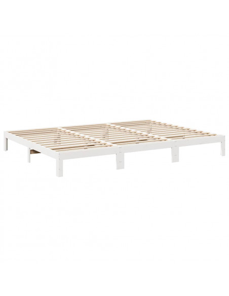 Giroletto Familiare senza Materasso Bianco 270x200 cm