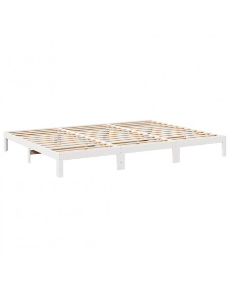 Giroletto Familiare senza Materasso Bianco 240x200 cm