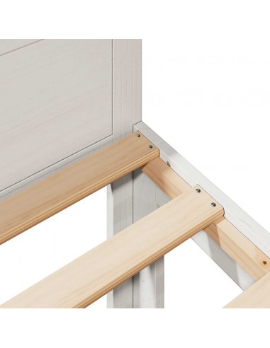 Giroletto Familiare senza Materasso Bianco 240x200 cm