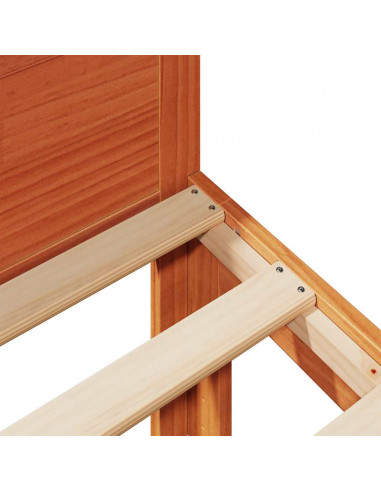 Giroletto Familiare senza Materasso Marrone Cera 240x200 cm