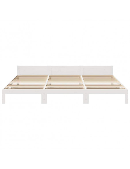 Giroletto Familiare senza Materasso Bianco 270x200 cm