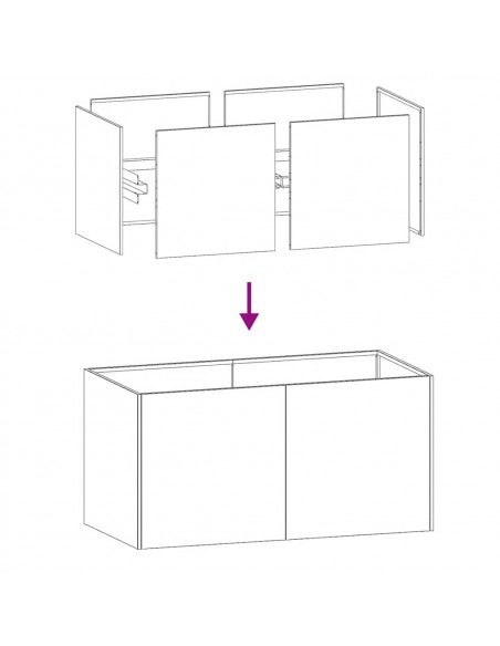 Fioriera Antracite 80x40x40 cm in Acciaio Laminato a Freddo