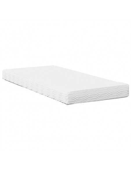 Dormeuse con Materasso Marrone Cera 100x200 cm Legno di Pino